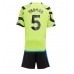Billige Arsenal Thomas Partey #5 Børnetøj Udebanetrøje til baby 2023-24 Kortærmet (+ korte bukser)